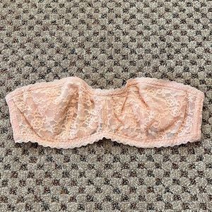 Victoria’s Secret Lace Strapless Bra
